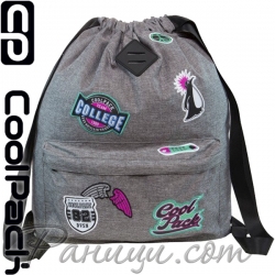 Cool Pack Urban Ученическа раница Grey Badges Girls B73058 Cool Pack Urban Ученическа раница Grey Badges Girls B73058